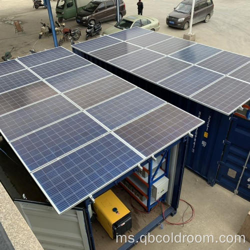 Penyimpanan sejuk bilik sejuk solar profesional